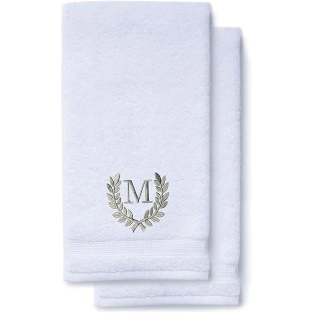 Decorative and Monogrammed Hand Towels for Bathroom Kitchen Makeup |Personalized